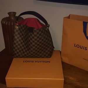 Authentic Louis Vuitton “GRACEFUL” hobo handbag